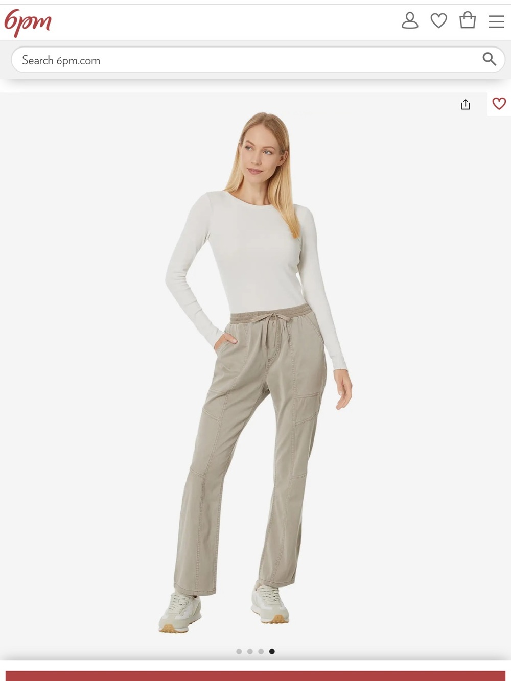 NWT Splendid Shay Twill Pants Tawny Sz S - Picture 4 of 12